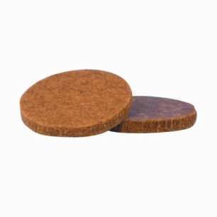 Patin feutre adhésif diam.33 marron x6 sc - ISO