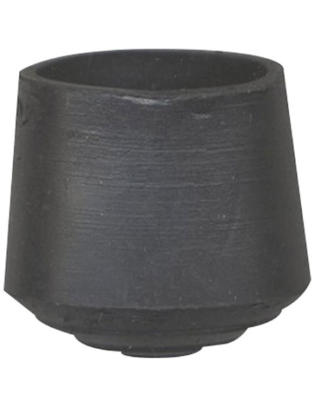 Embout patin envel.caout.noir d18 sc - ISO