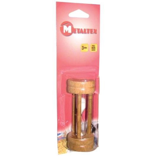 Sablier bois 3 minutes - METALTEX