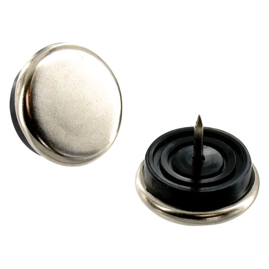 5 Patin à clouer métal d.17mm blister de 4 - VYNEX