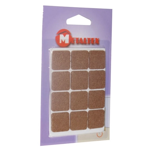 Plaque feutre adhési.22x22 x12 297204 - METALTEX