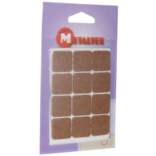 Plaque feutre adhési.22x22 x12 297204 - METALTEX