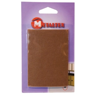 Plaque feutre adhési.10x7.5cm 297205 - METALTEX