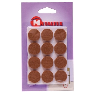 Rondelles feutre adh.d22 x12 297202 - METALTEX