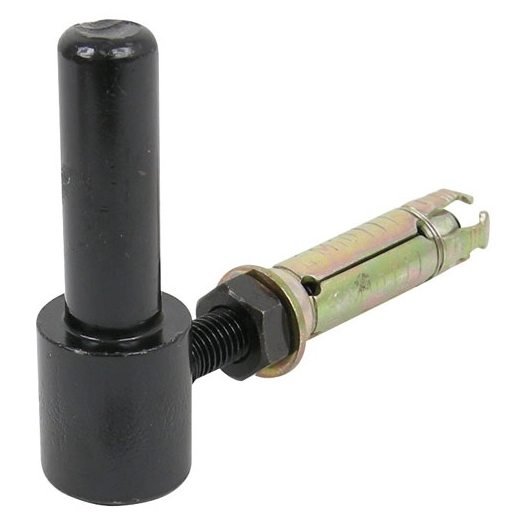 Gond 16 l110mm cheville métal noir - AFBAT