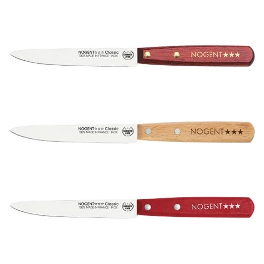 20 Couteau à tomate 11 cm cranté - Classic Bois - NOGENT