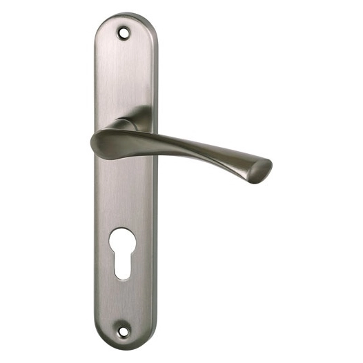 Ensemble poignées lea alu métal nickel mat cyl 195mm - ALPERTEC