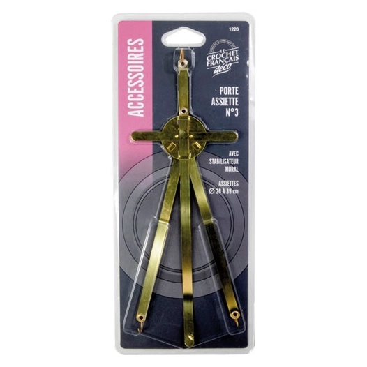 1 Porte assiette d.26/39 cm blister - LE CROCHET FRANCAIS