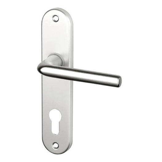 Ensemble Courchevel alu argent sur plaque cylindre - ALPERTEC