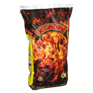 Charbon de bois 50l la girondine qualité restaurant - LA GIRONDINE