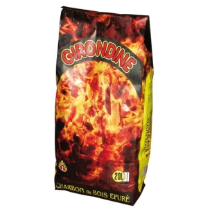 Charbon de bois 20l la girondine qualité standard - LA GIRONDINE
