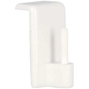 Pitons adhésifs crochet blanc blister de 4 - MOBOIS