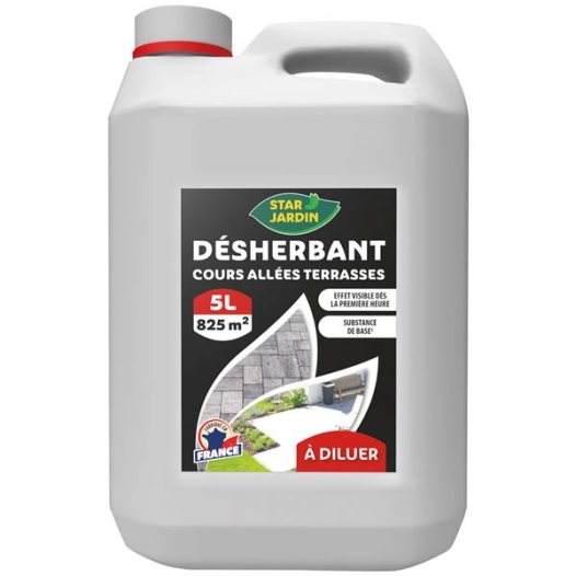 Désherbant cours allées terrasses 5 litres - STAR JARDIN