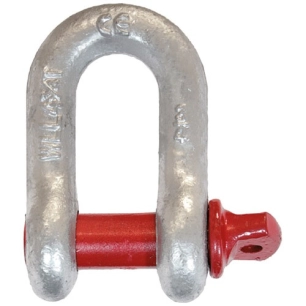 Manille droite ac. galvanisé larg.17mm axe 11mm 1000kg uc1 - CHAPUIS