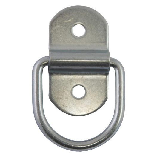 Anneau arrimage pivot. acier zing. Ø5.5mm plat.32x58mm bl2 - CHAPUIS