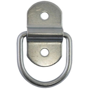 Anneau arrimage pivot. acier zing. Ø5.5mm plat.32x58mm bl2 - CHAPUIS