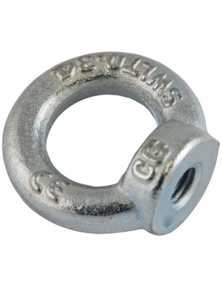 Anneau levage femelle acier c15 m16 700kg norme din580 uc1 - CHAPUIS