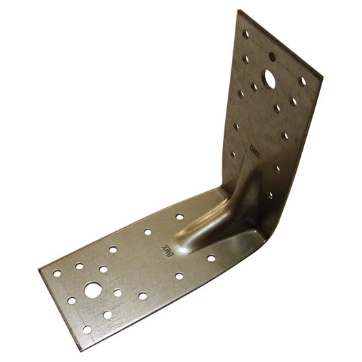 Équerre d'assemblage renforcée 105x105x90x2.5 zinguée - AFBAT