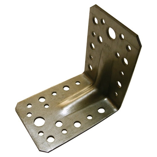 Équerre d'assemblage renforcée 90x90x65x2.5 zinguée - AFBAT