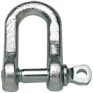 Manille droite acier zingué larg.17mm axe 7.3mm bl1 - CHAPUIS