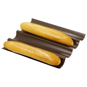 Moule 4 baguettes revêtu 38x32 cm - GOBEL