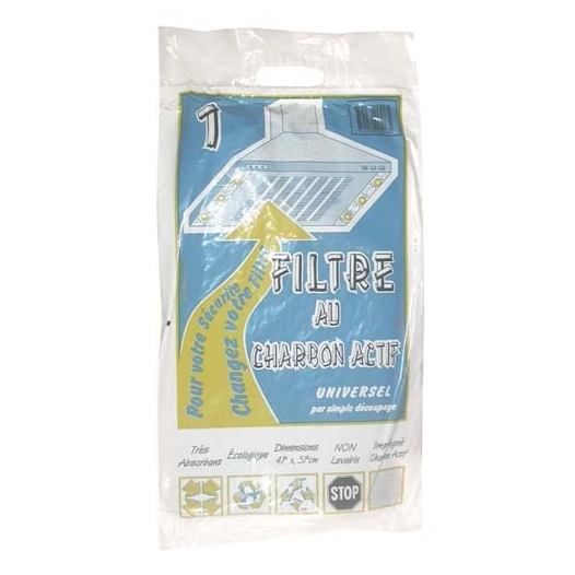 Filtre hotte charbon actif 47x57 555e - CABRI-DEAL