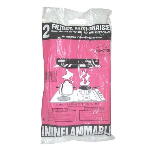 Filtre hotte standard x2 117x47 999e - CABRI-DEAL