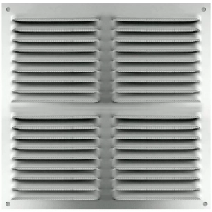 Grille alu anodisé persienne en applique 300x300mm - AUTOGYRE