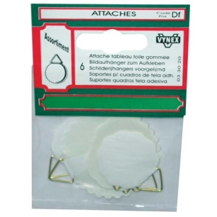 Attache tableau toile gommée d.30mm sc - VYNEX
