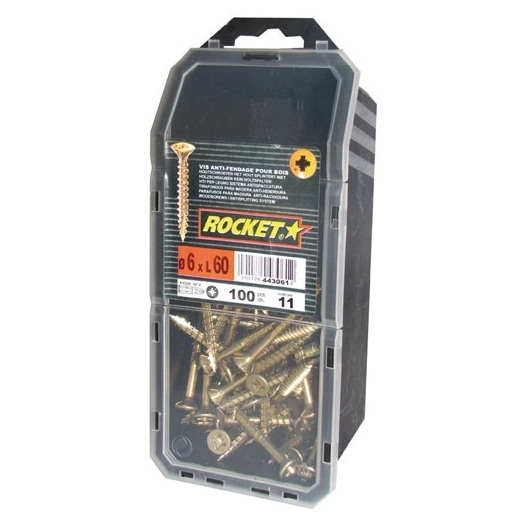 Vis rocket tf pozi 6x60 vybac 100p - ROCKET