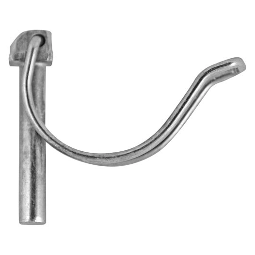 Goupille clips p/tube acier zingué bichromaté Ø8mm bl2 - CHAPUIS