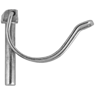 Goupille clips p/tube acier zingué bichromaté Ø8mm bl2 - CHAPUIS