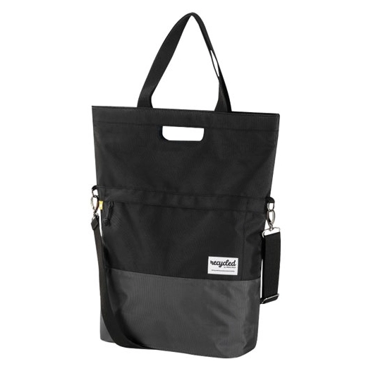 Sac shopper recyclé 20l noir/gris - URBANPROOF