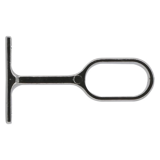 Support dressing 30x15 mtl 55mm chrome x2 - MOBOIS