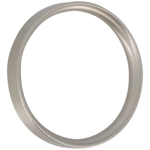 Anneaux plats ø28 chrome mat x10 - MOBOIS