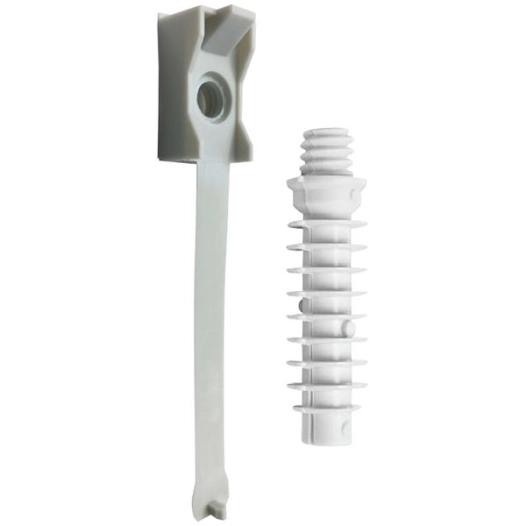 3 Collier à embase chevilles par 10 gris - ELECTRALINE