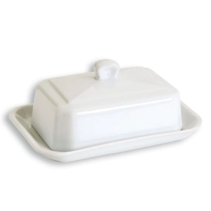 Beurrier blanc rectangulaire 250 g - GIRARD