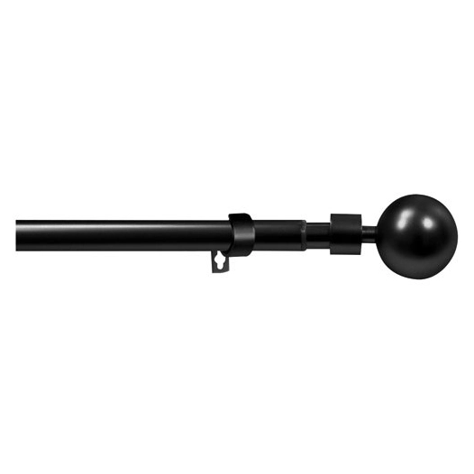 Kit Ø19/16 extensible 1m20/2m10 boule orlando noir mat - MOBOIS