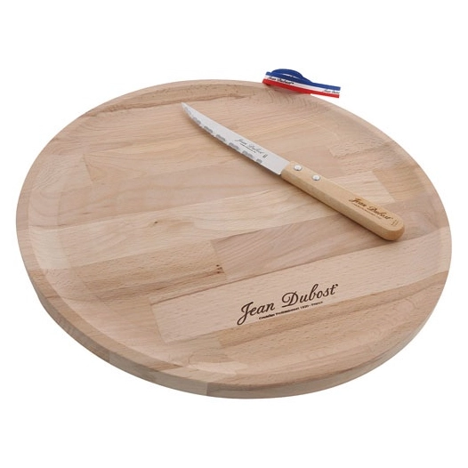 Plateau à pizza 33 cm + couteau - Les Couteaux à la Française - JEAN DUBOST