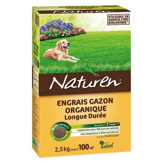 Engrais gazon 2.5kg /nc - NATUREN