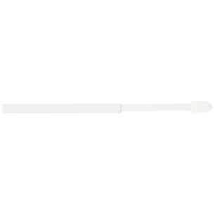 2 tringles rondes extensibles 50/80cm 4 pitons blanc - MOBOIS