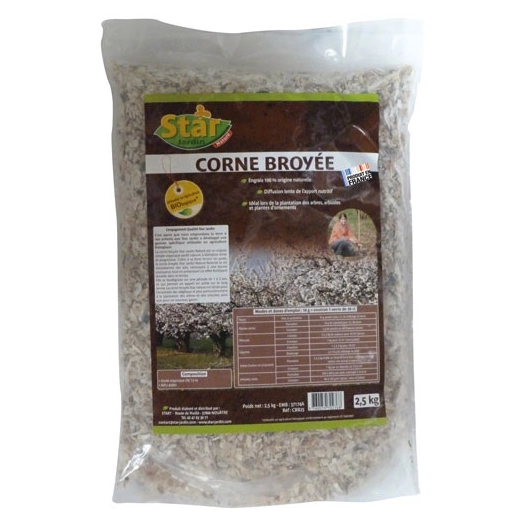 Corne broyée 13%n sac 2.5kg - STAR JARDIN