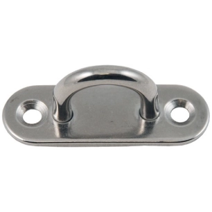 Platine à oeil acier inoxydable 60x20mm Øfil 6mm 410KG uc2 - CHAPUIS