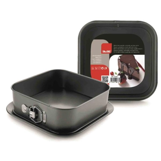 Moule carré à charnière 24 cm - Moka - IBILI