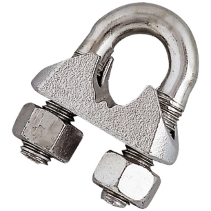 Serre câble étrier acier zingué Ø12mm blister 1 - CHAPUIS
