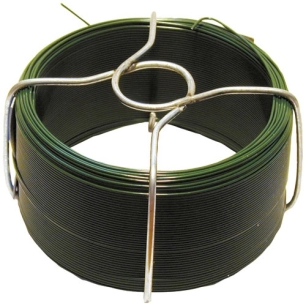 Fil acier plastifie vert ø 1.4mm x30m - CHAPUIS