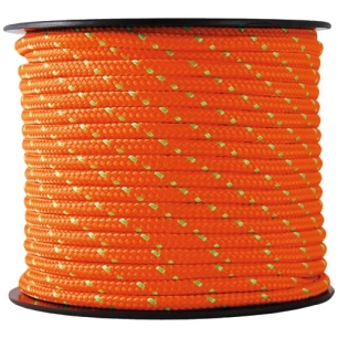 Tresse polyest./polyamide orange/vert Ø3mm 200kg bob 25m - CHAPUIS