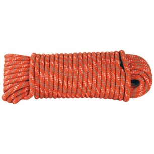 Corde polypro. tressée orange Ø6mm bobine 15m - CHAPUIS