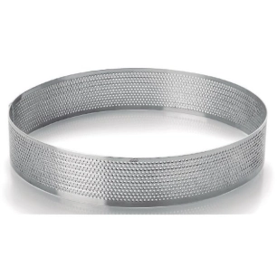 Cercle à tarte rond perforé 20 cm - LACOR
