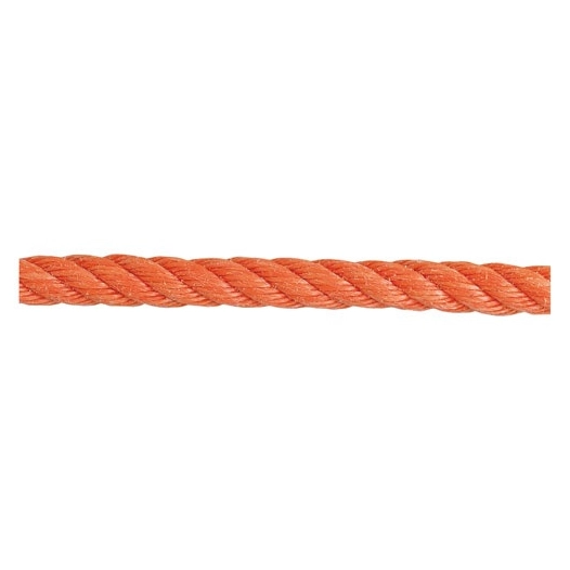 Corde polypro. torsadée orange Ø14mm bobine 48m - CHAPUIS